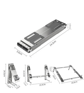 Portable Folding Multifunctional Computer Stand – Ergonomic Laptop Holder for Home & Office