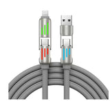 Car Multifunction 240W Four-in-one Data Cable