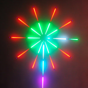 LED Fireworks Light With Digital Multi-function Light Bar Light