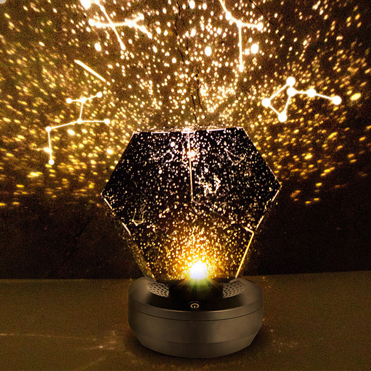 Romantic Rotating Sleep Star Night Light